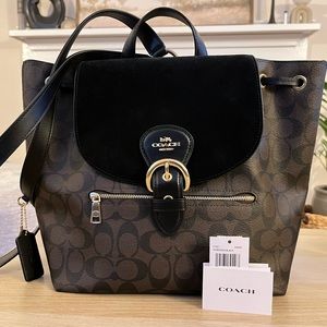 Coach Kleo Suede Backpack